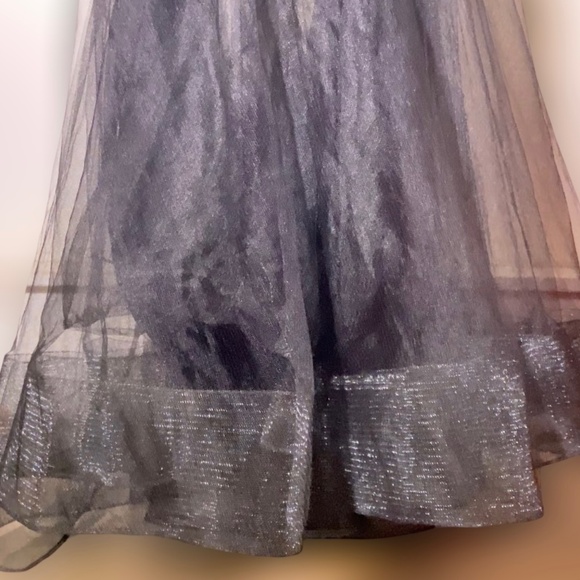 Alyce Paris Claudine, Black Nude Lace Mermaid Strapless Designer Dress SZ 0 - Picture 10 of 16